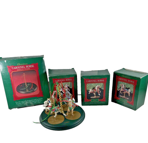 Vtg 1989 hallmark carousel - carousel, &